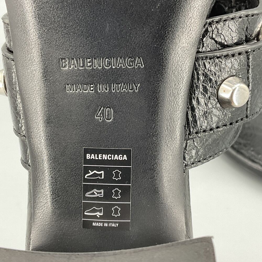 NEW Balenciaga Women’s City Thong Sandals Black Size US 10C/IT 40C - Picture 5 of 11